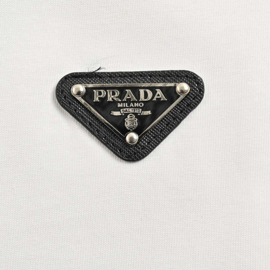 Prada Logo T-Shirt (White)