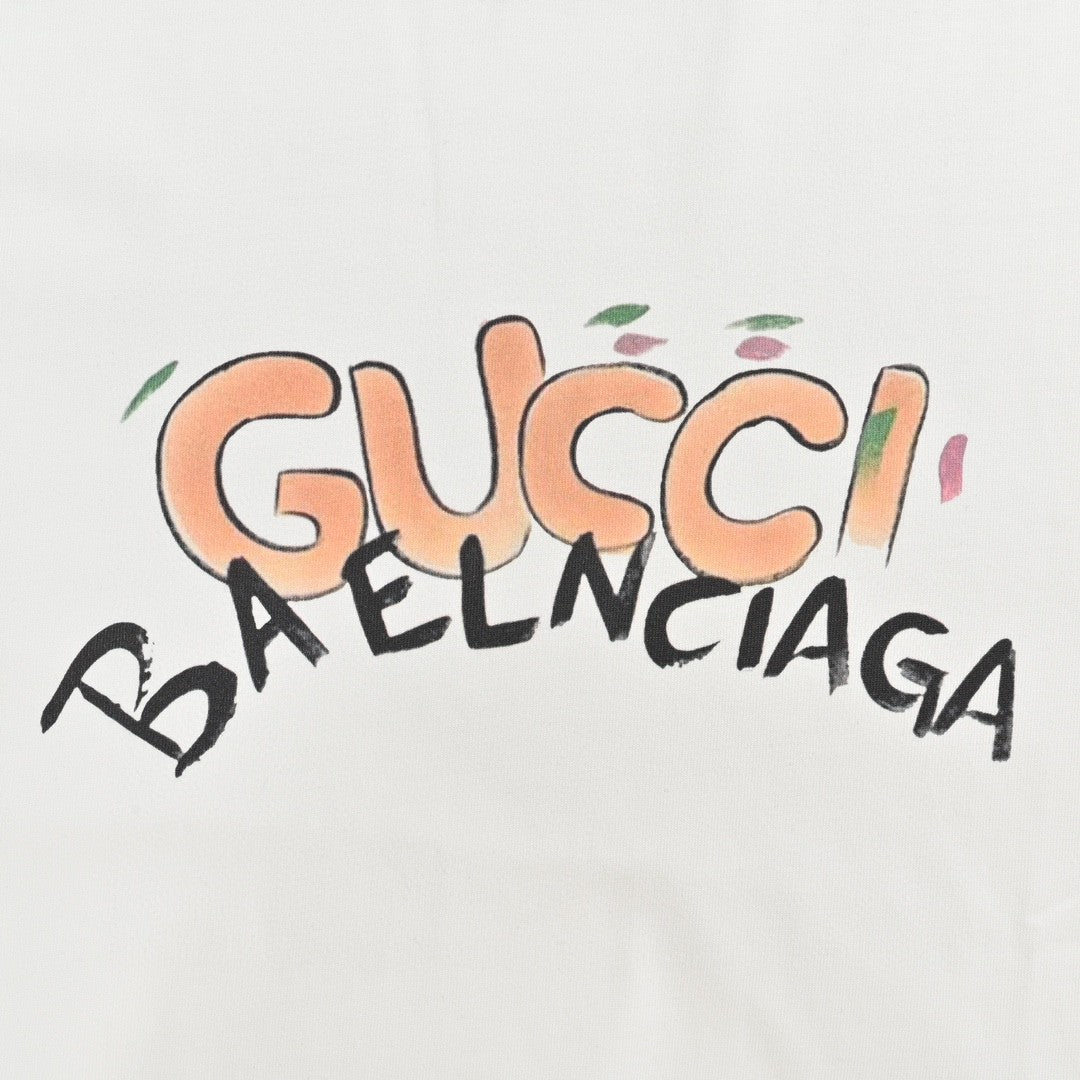 Gucci x Balenciaga Collaboration T-Shirt (White)