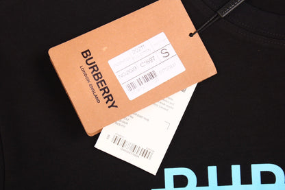 Burberry T-Shirt with Strikethrough Logo