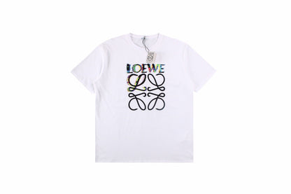 Loewe T-shirt with Colorful Logo