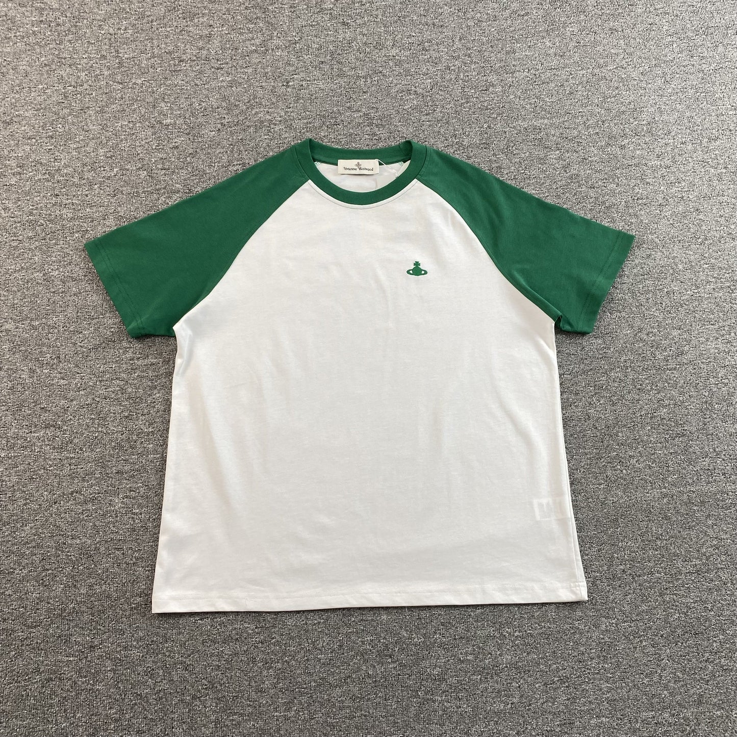 VIVIENNE WESTWOOD T-SHIRT WHITE GREEN