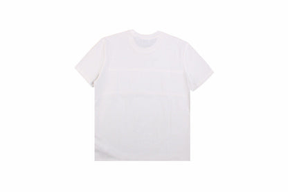 Burberry Check Panel T-Shirt (White)