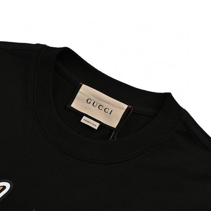 Gucci Dragon Graphic T-shirt Black