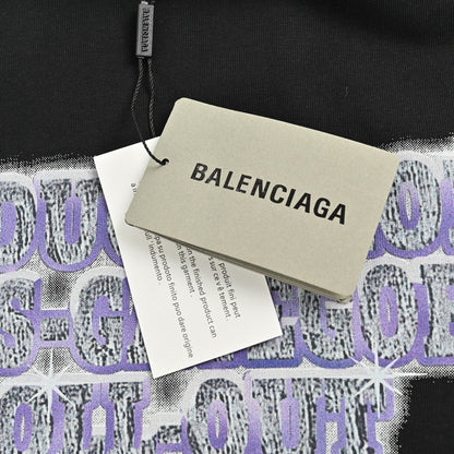 Balenciaga T-Shirt - Text and Graphic Design