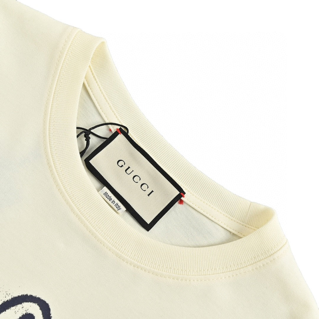 Gucci Graphic Cream T-Shirt