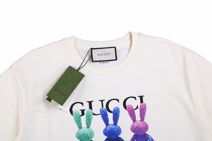 Gucci Bunny Trio T-Shirt (White)