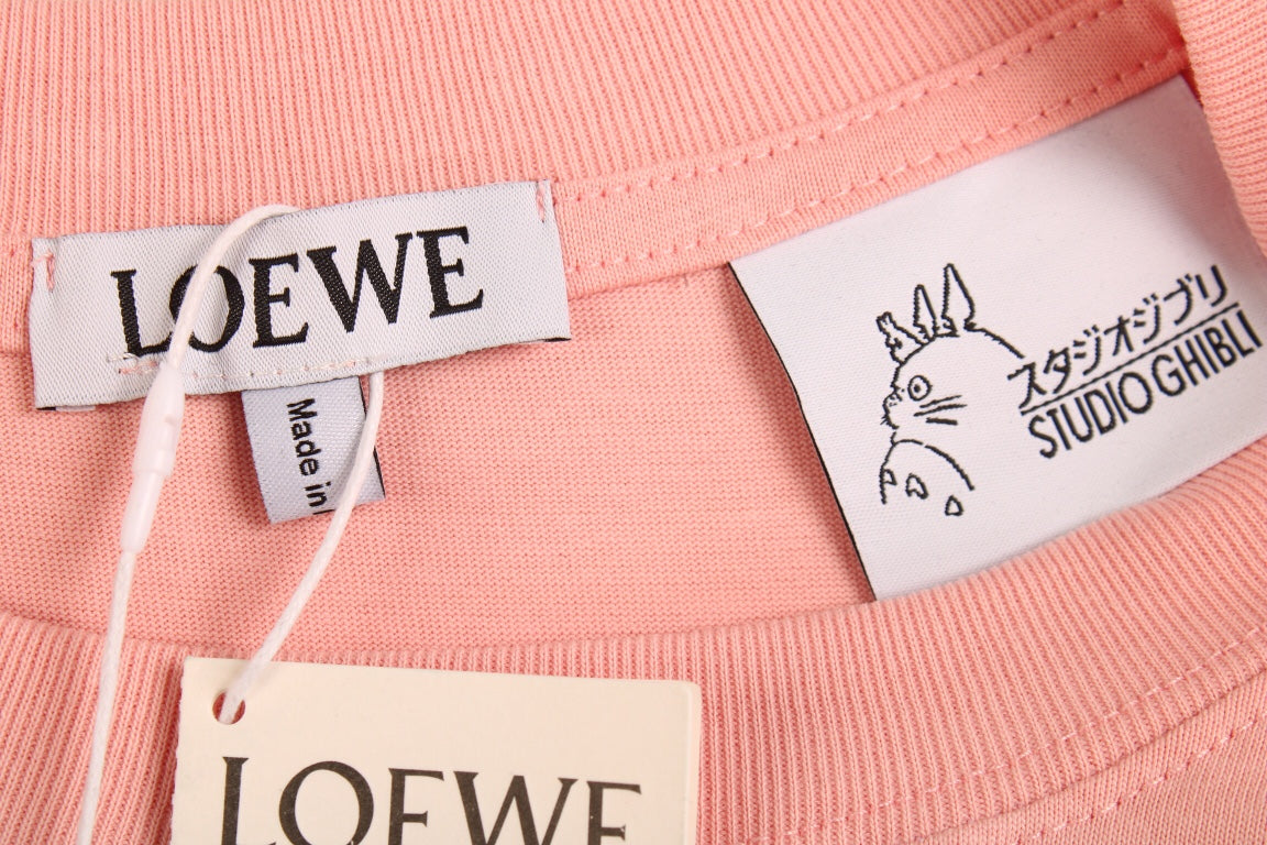 Loewe T-Shirt with Logo and Graphic Design