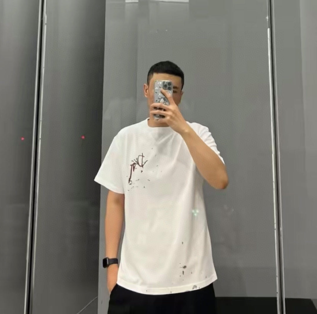 Dior T-shirt with Brown Logo