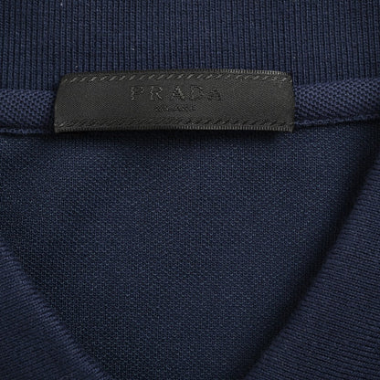 Prada Classic Navy Polo Shirt