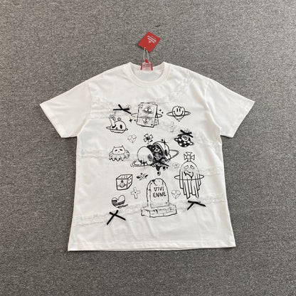 VIVIENNE WESTWOOD DOODLE T-SHIRT WHITE