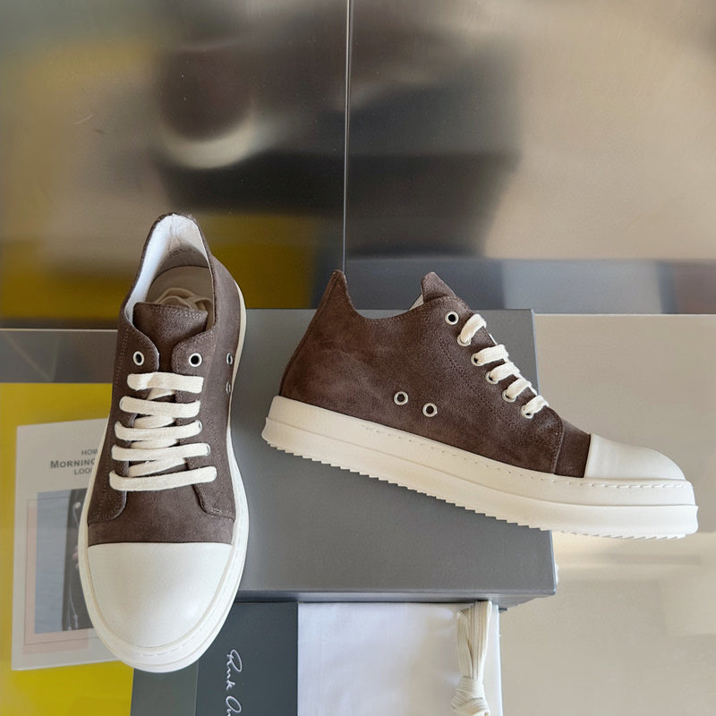 Rick Owens taupe Low-Top Sneakers