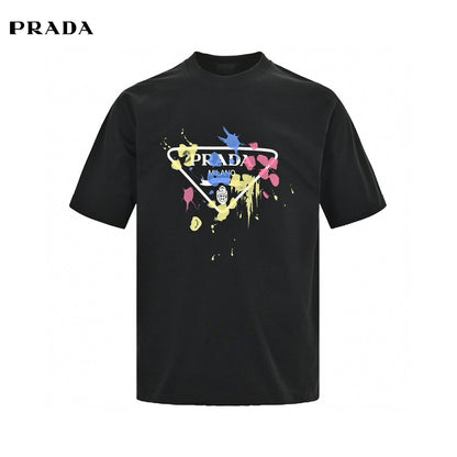 Prada T-Shirt - Paint Splatter Logo