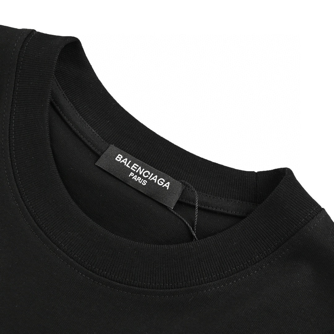 BALENCIAGA STAR GRAPHIC T-SHIRT BLACK