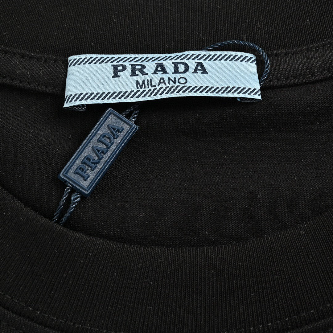 Prada Milano Black Emblem T-Shirt