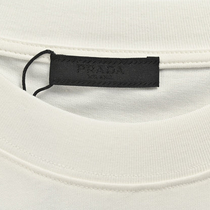 Prada Milano White Emblem T-Shirt