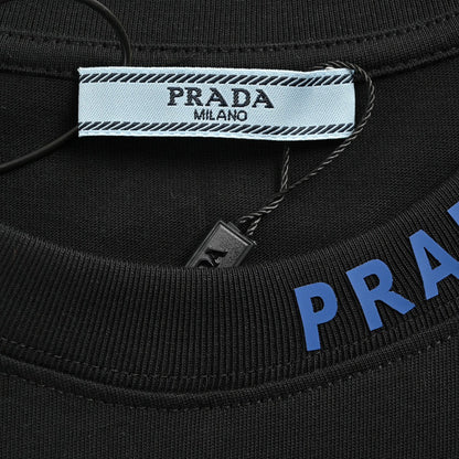 Prada Milano Logo T-Shirt (Black)