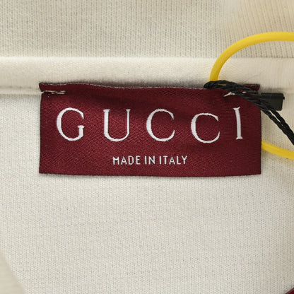 Gucci Striped Logo Polo Shirt (White)