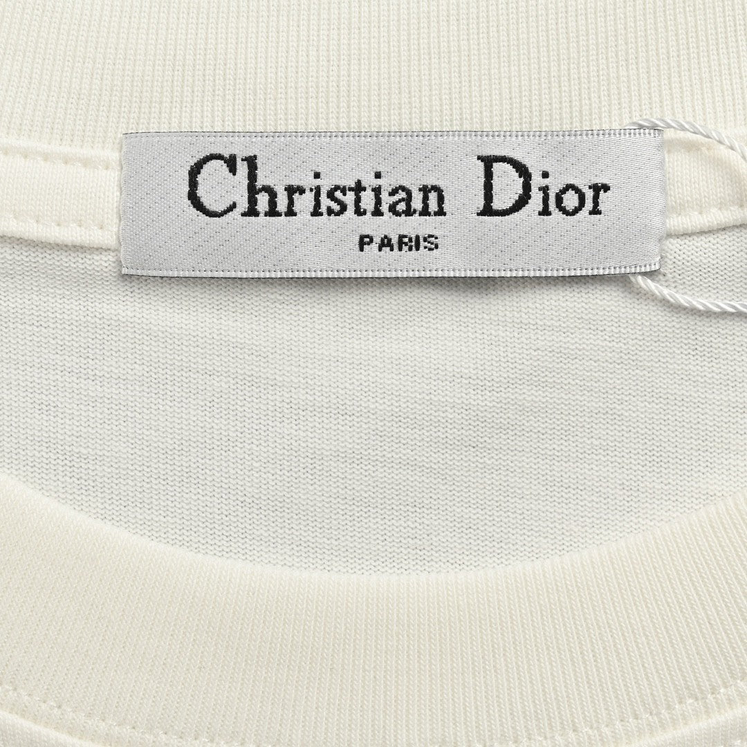 Dior White Graphic T-Shirt