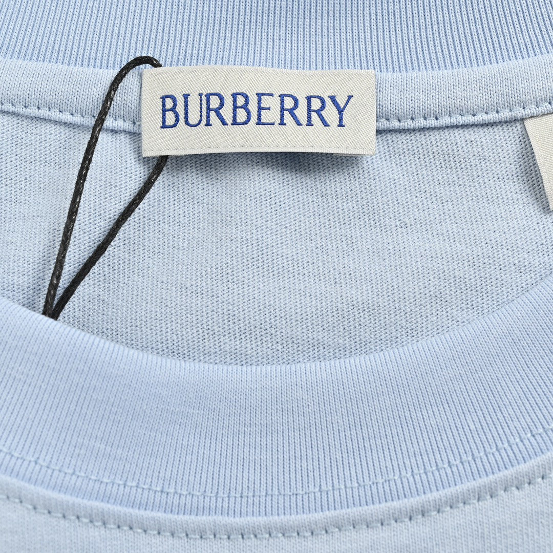 Burberry Knight Print T-Shirt (Light Blue)