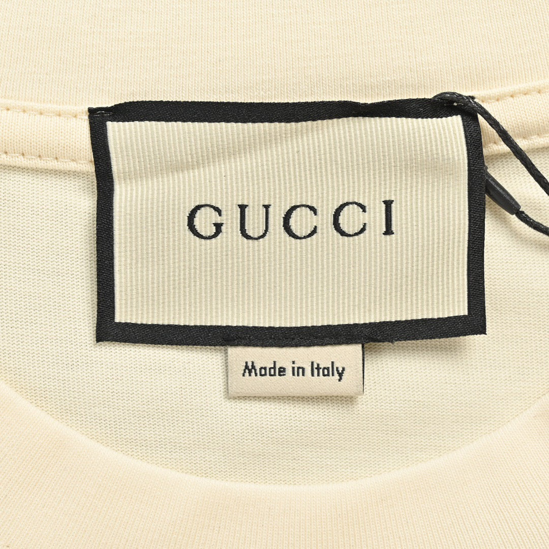 Gucci Triangle Logo Beige T-Shirt