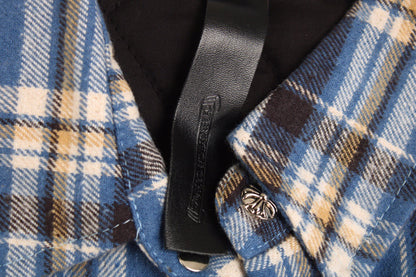 Burberry Blue Plaid Shirt