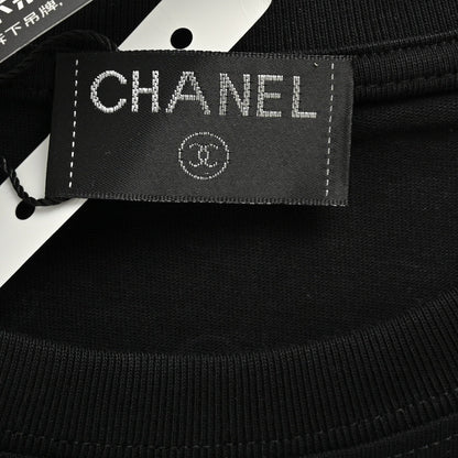 Chanel Classic Logo T-Shirt in Black