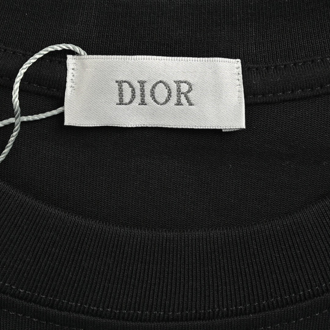 Dior Dripping Logo T-Shirt (Black)