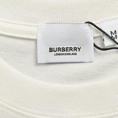 Burberry White Cotton T-Shirt