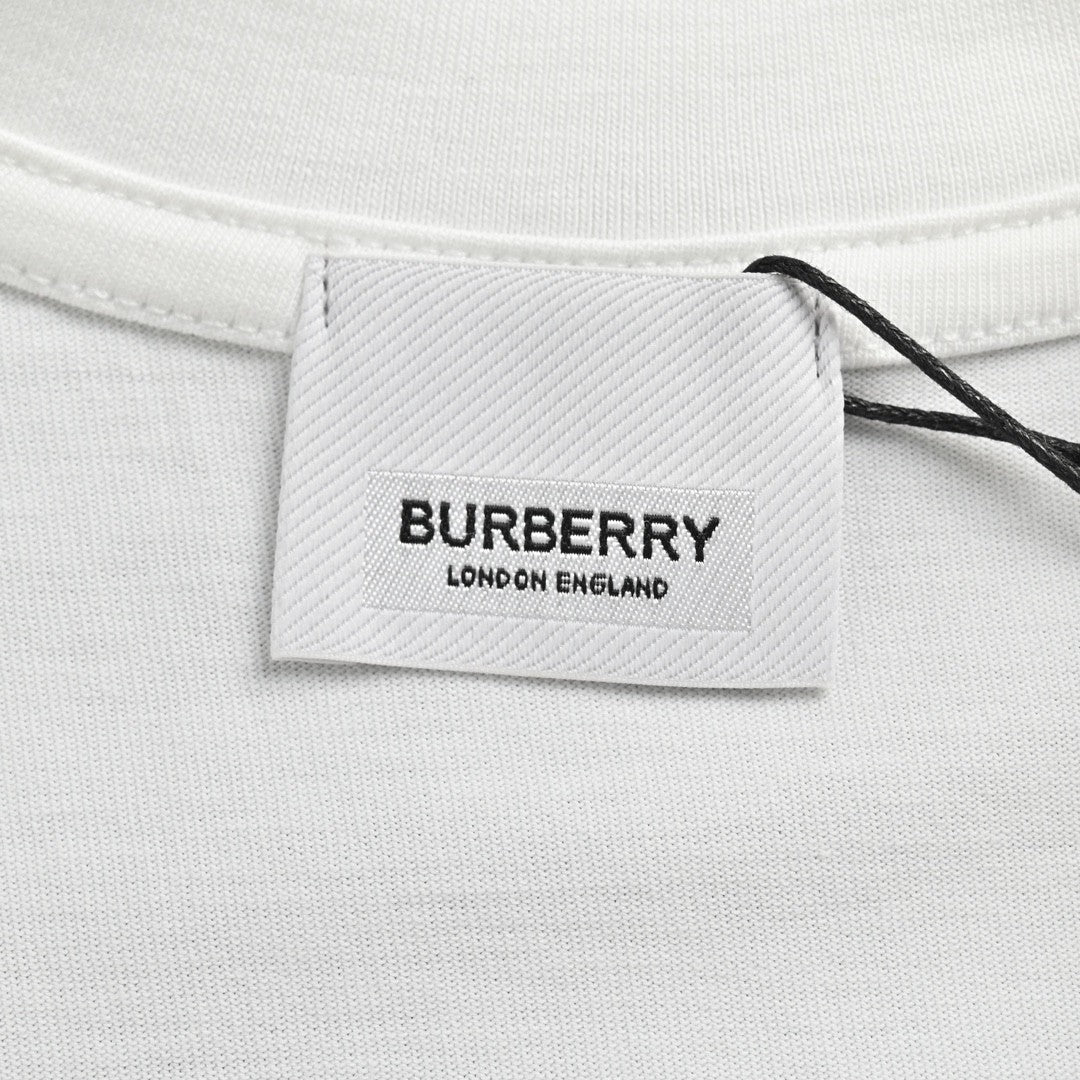 Burberry Equestrian Logo White T-Shirt