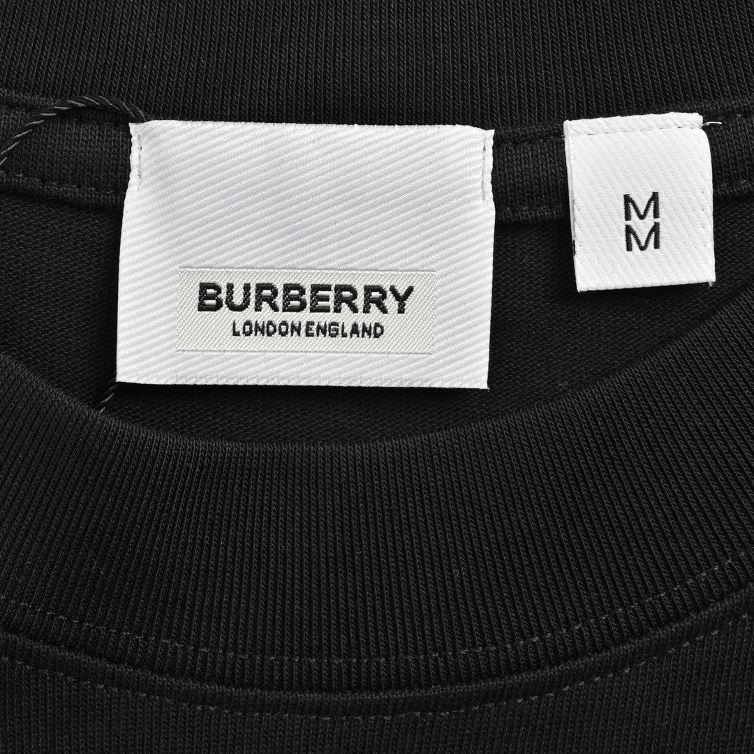 Burberry Knight Motion Logo Black T-Shirt