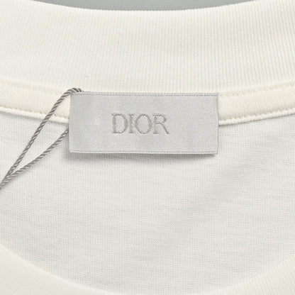 Dior White and Brown T-Shirt