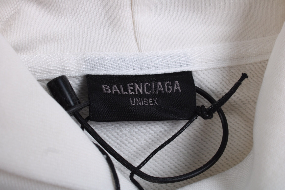 Balenciaga White Hoodie