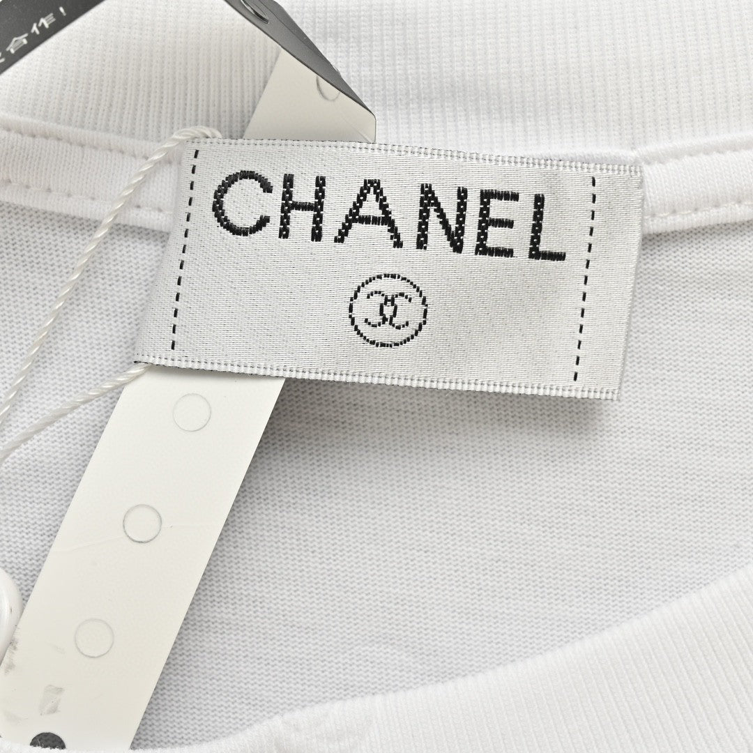 Chanel Classic Logo T-Shirt in White