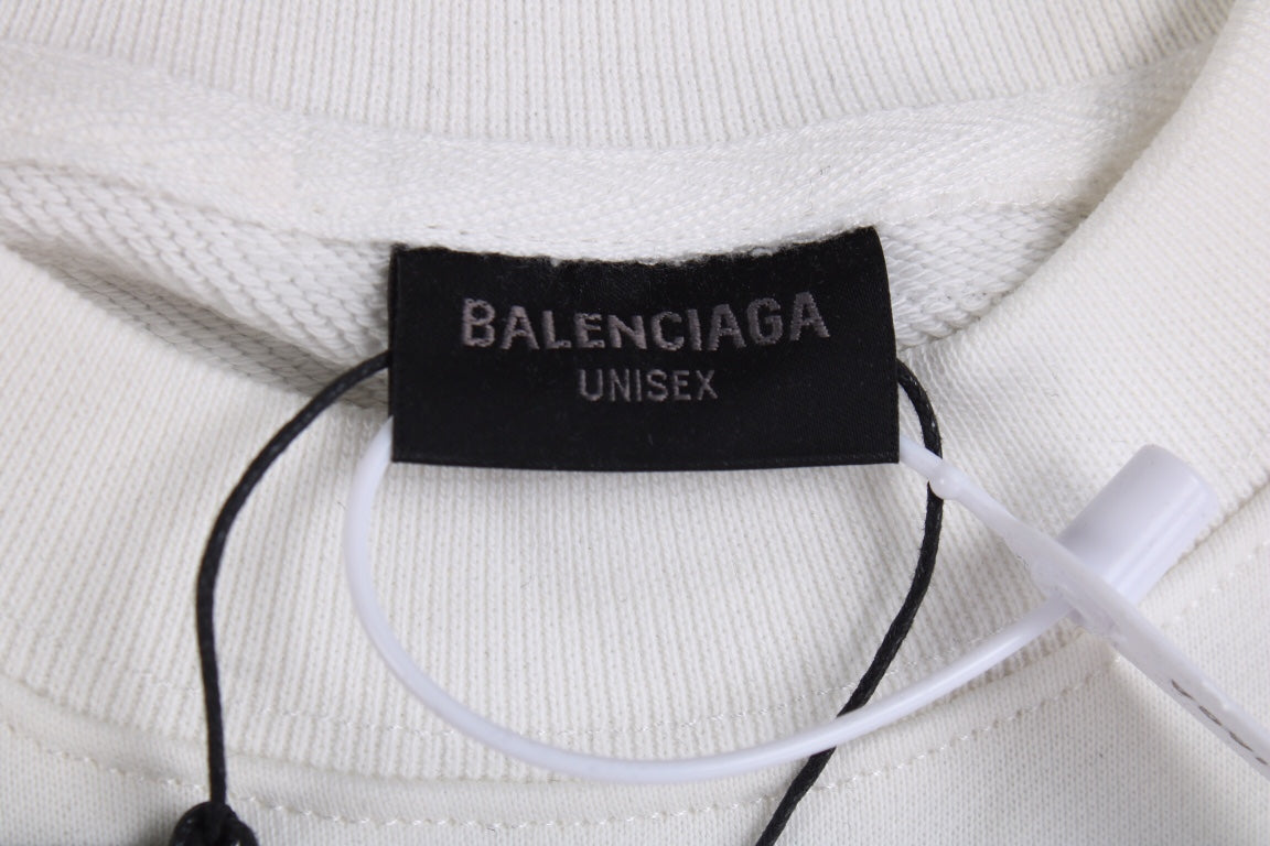 Balenciaga White Sweatshirt