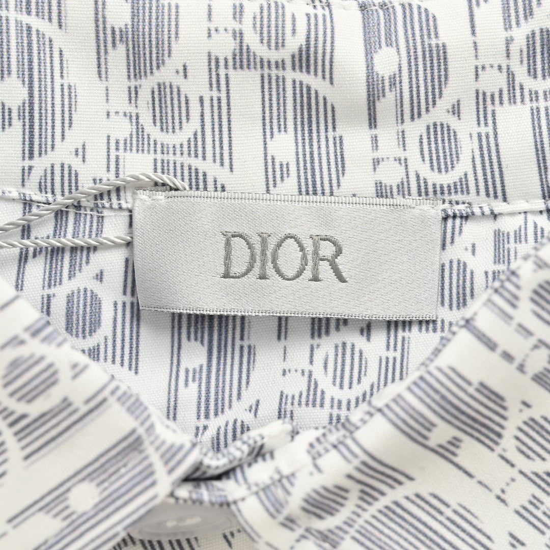 Dior Monogram Print Shirt (Gray)