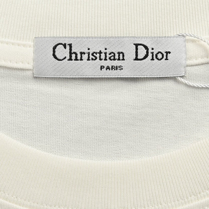 Dior White T-Shirt with Bold Logo