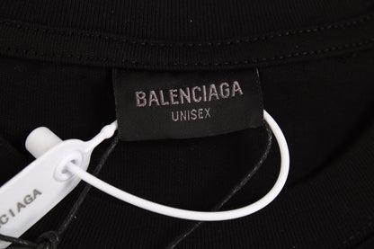 BALENCIAGA LOGO LONG SLEEVE SHIRT BLACK