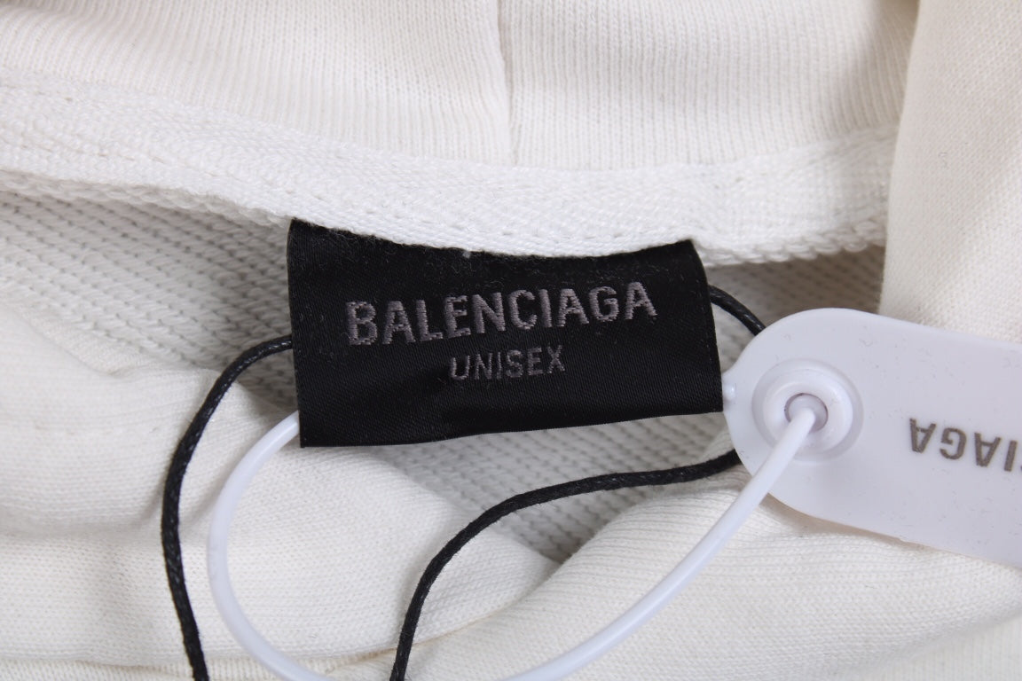 Balenciaga White Hoodie