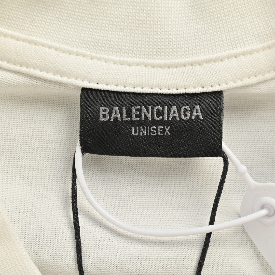 Balenciaga Oversized '8' Logo T-Shirt (White)