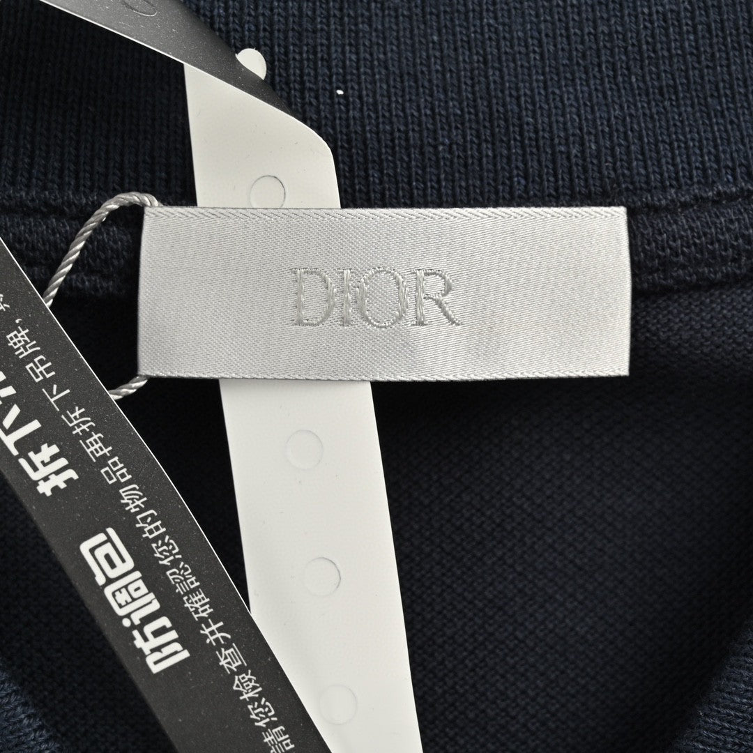 Dior Oblique Embroidered Polo Shirt