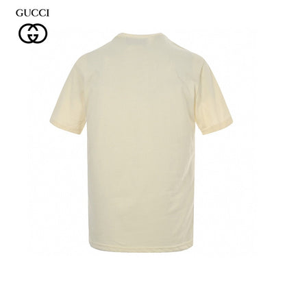 Gucci Cream T-Shirt with Bear Graphic