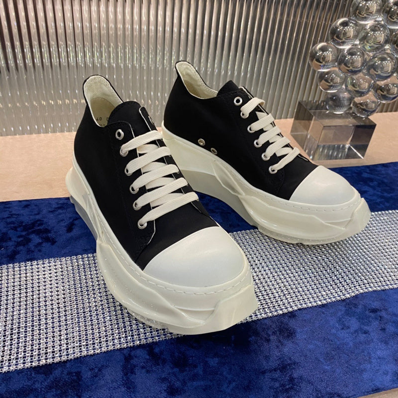 Rick Owens Low-Top Sneakers - Black and White