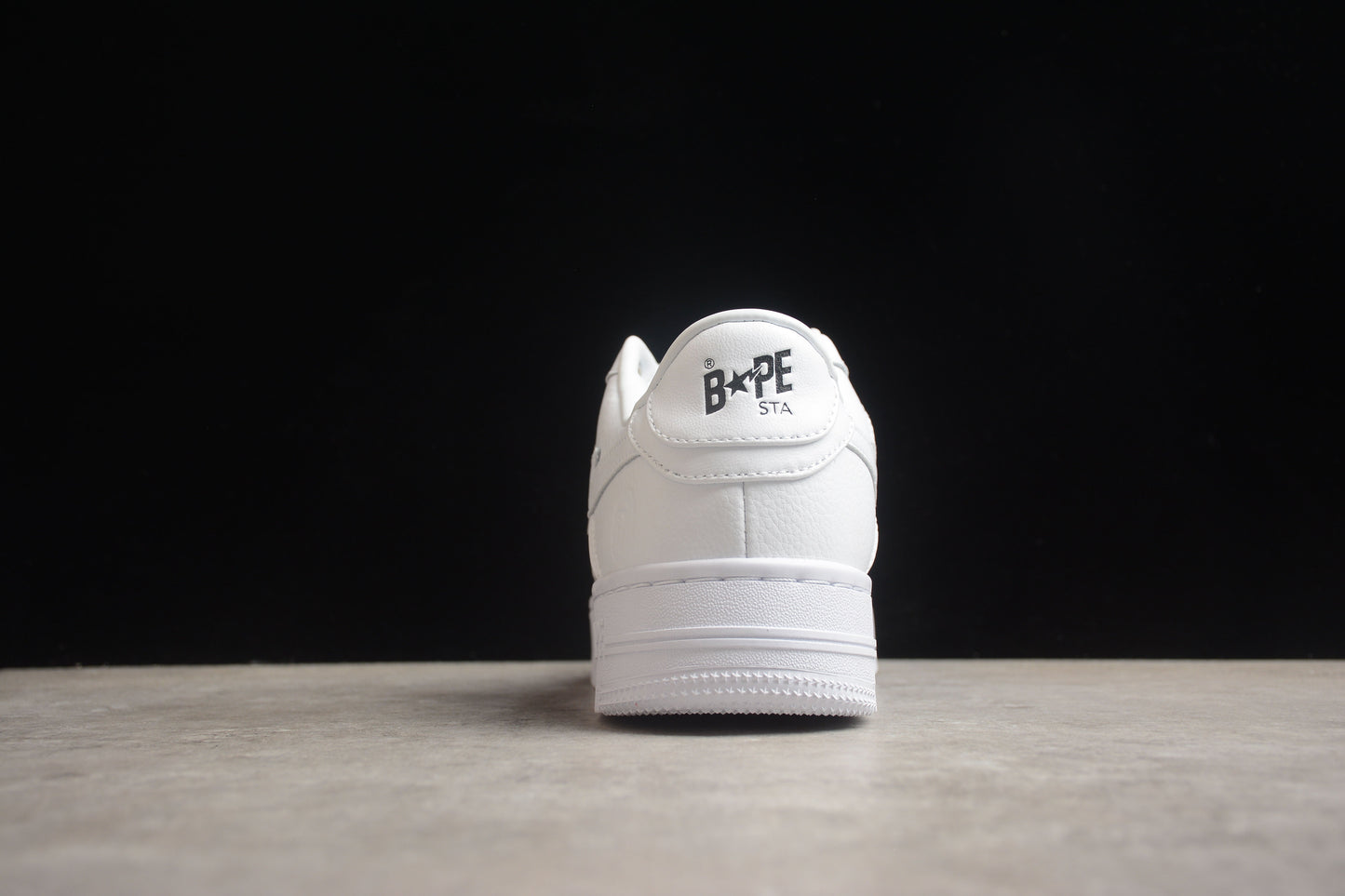 BAPE STA Low-Top Sneakers in All-White