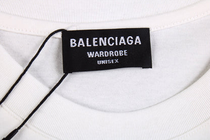 BALENCIAGA x SUPREME RED S T-SHIRT WHITE