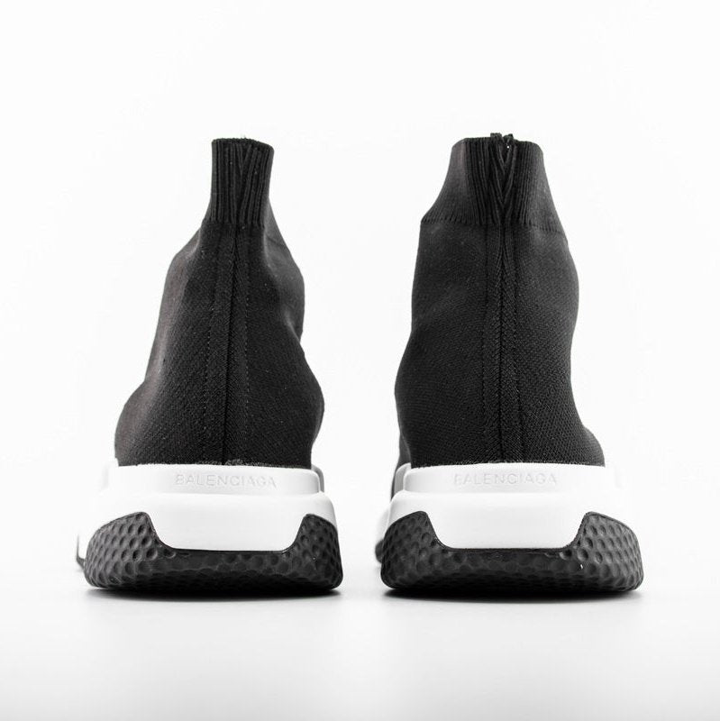 BALENCIAGA SPEED TRAINER x BLACK WHITE BLACK