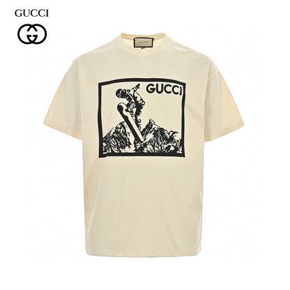 Gucci Snowboarder Graphic T-Shirt