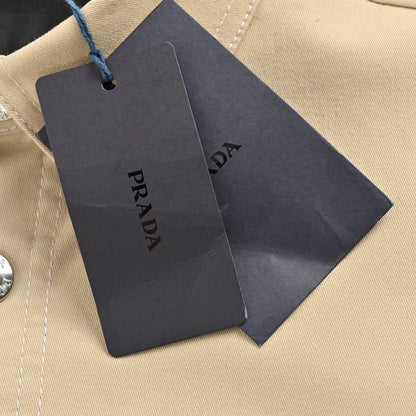 Prada Beige Button-Up Shirt