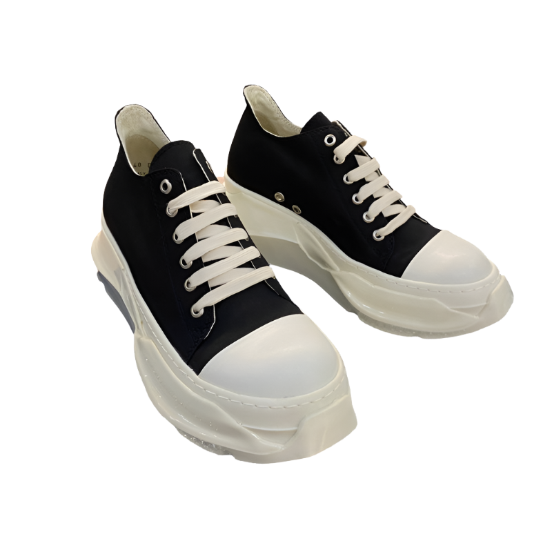 Rick Owens Low-Top Sneakers - Black and White