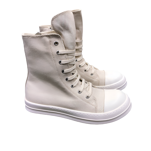 High-Top Canvas Sneakers