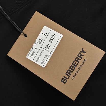 Burberry Knight Logo Black T-Shirt